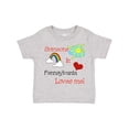 thumbnail image 1 of Inktastic Someone in Pennsylvania Loves Me Boys or Girls Toddler T-Shirt, 1 of 5