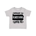 thumbnail image 1 of Inktastic Someone in Pennsylvania Loves Me Boys or Girls Toddler T-Shirt, 1 of 5