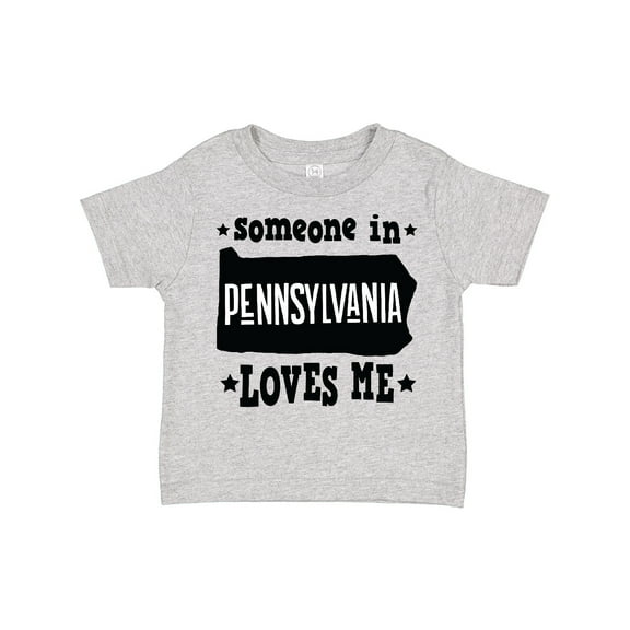 Inktastic Someone in Pennsylvania Loves Me Boys or Girls Toddler T-Shirt