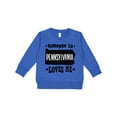 thumbnail image 1 of Inktastic Someone in Pennsylvania Loves Me Toddler Sweatshirt, 1 of 4