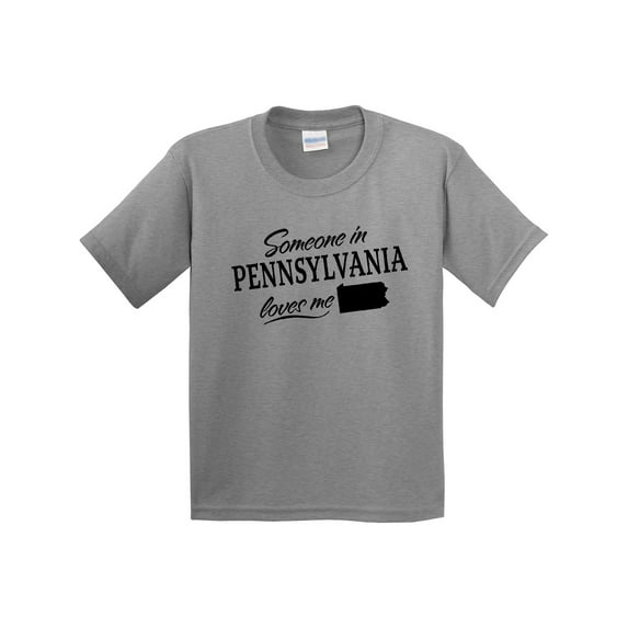 Inktastic Someone in Pennsylvania Loves Me Youth T-Shirt