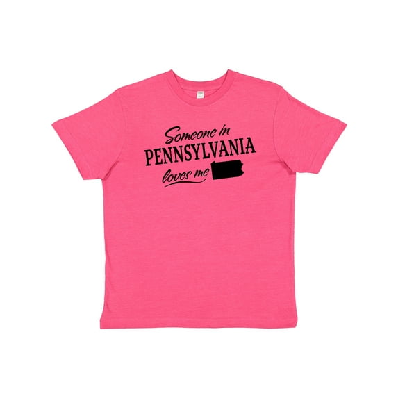 Inktastic Someone in Pennsylvania Loves Me Youth T-Shirt