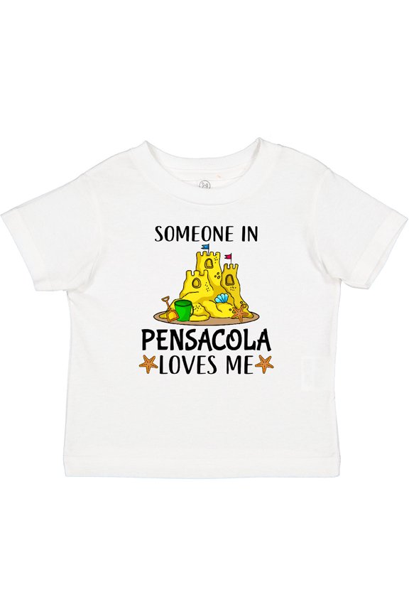 Someone in Pensacola Loves Me Beach Vacation Boys or Girls Baby T-Shirt