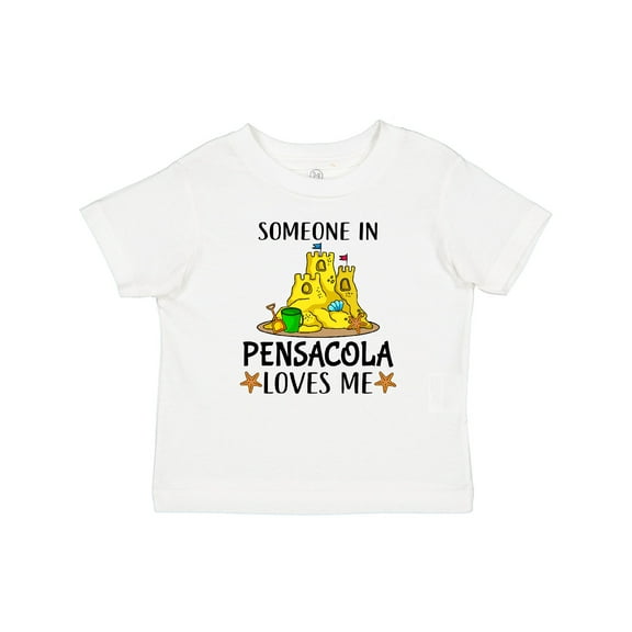 Inktastic Someone in Pensacola Loves Me Beach Vacation Boys or Girls Baby T-Shirt