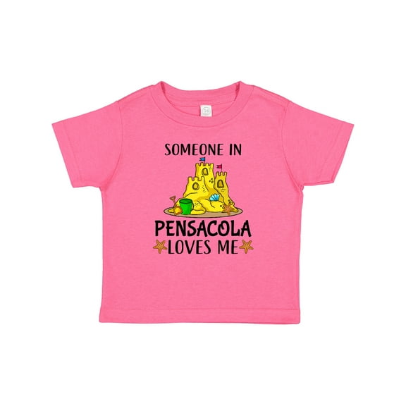 Inktastic Someone in Pensacola Loves Me Beach Vacation Boys or Girls Baby T-Shirt