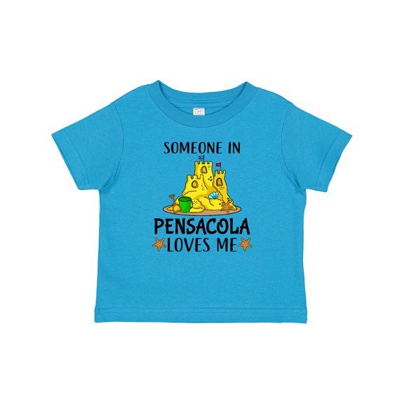 Inktastic Someone in Pensacola Loves Me Beach Vacation Boys or Girls Baby T-Shirt