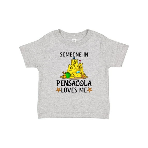 Inktastic Someone in Pensacola Loves Me Beach Vacation Boys or Girls Baby T-Shirt