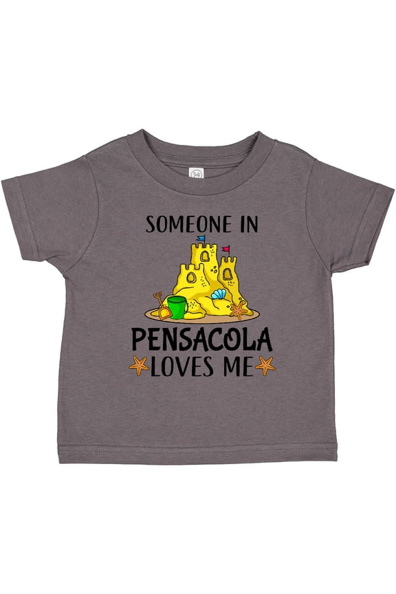 Someone in Pensacola Loves Me Beach Vacation Boys or Girls Toddler T-Shirt