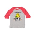 thumbnail image 1 of Inktastic Someone in Pensacola Loves Me Beach Vacation Boys or Girls Toddler T-Shirt, 1 of 5