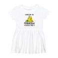 thumbnail image 1 of Inktastic Someone in Pensacola Loves Me Beach Vacation Girls Baby Dress, 1 of 5