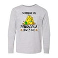 thumbnail image 1 of Inktastic Someone in Pensacola Loves Me Beach Vacation Long Sleeve Youth T-Shirt, 1 of 5