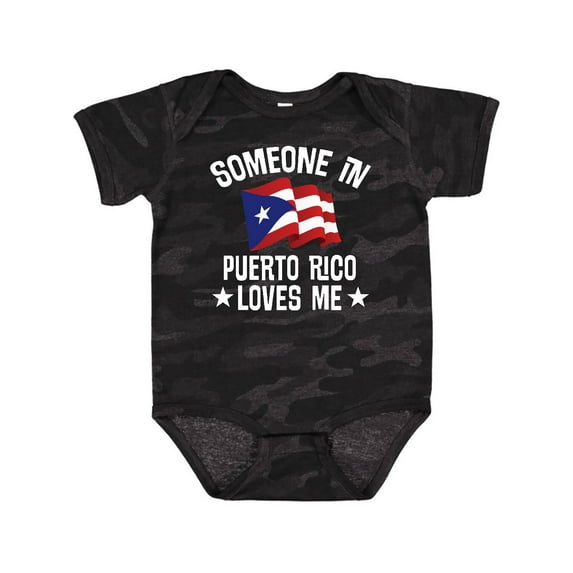 Inktastic Someone in Puerto Rico Loves Me Boys or Girls Baby Bodysuit