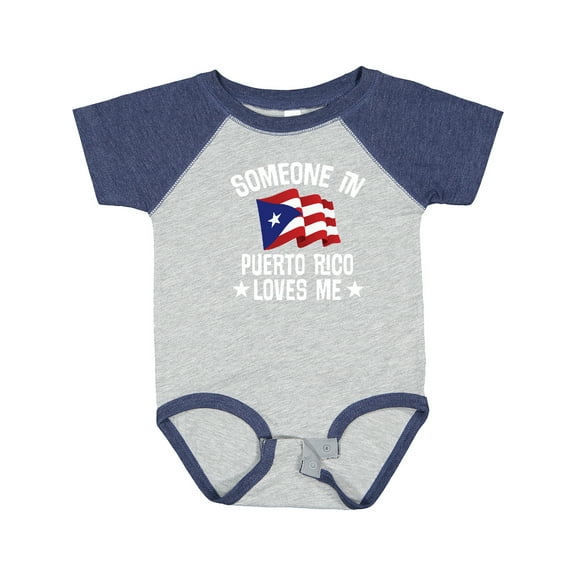 Inktastic Someone in Puerto Rico Loves Me Boys or Girls Baby Bodysuit
