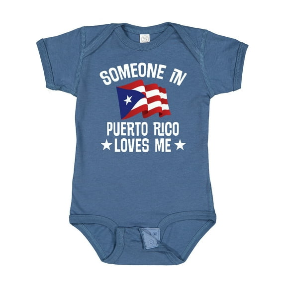 Inktastic Someone in Puerto Rico Loves Me Boys or Girls Baby Bodysuit