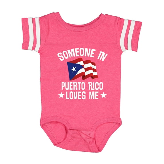 Inktastic Someone in Puerto Rico Loves Me Boys or Girls Baby Bodysuit