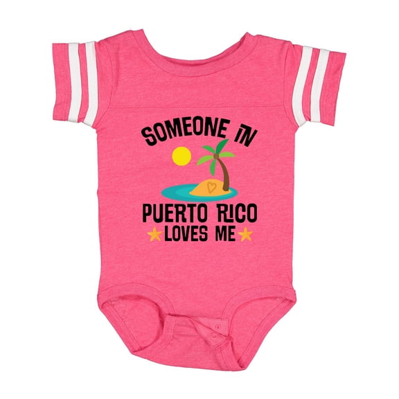 Inktastic Someone in Puerto Rico Loves Me Boys or Girls Baby Bodysuit