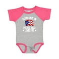 thumbnail image 1 of Inktastic Someone in Puerto Rico Loves Me Boys or Girls Baby Bodysuit, 1 of 5