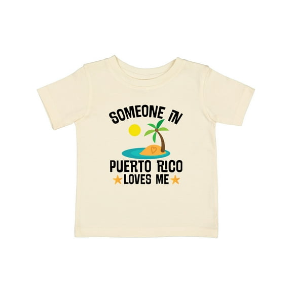 Inktastic Someone in Puerto Rico Loves Me Boys or Girls Baby T-Shirt
