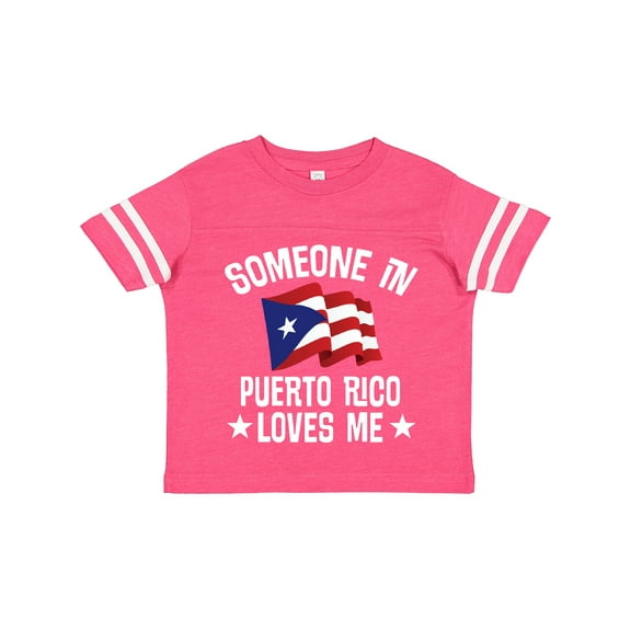 Inktastic Someone in Puerto Rico Loves Me Boys or Girls Toddler T-Shirt