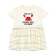 thumbnail image 1 of Inktastic Someone in Puerto Rico Loves Me Girls Baby Dress, 1 of 5