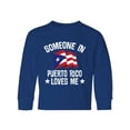 thumbnail image 1 of Inktastic Someone in Puerto Rico Loves Me Long Sleeve Youth T-Shirt, 1 of 5