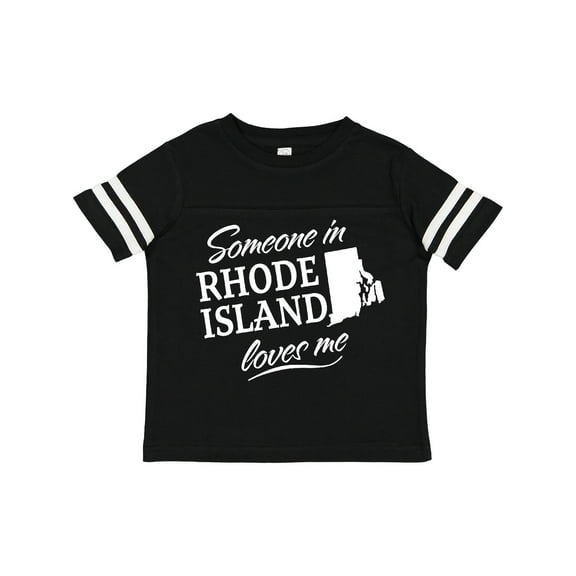 Inktastic Someone in Rhode Island Loves Me Boys or Girls Toddler T-Shirt