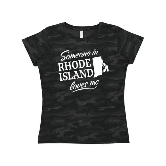 Inktastic Someone in Rhode Island Loves Me Women's T-Shirt