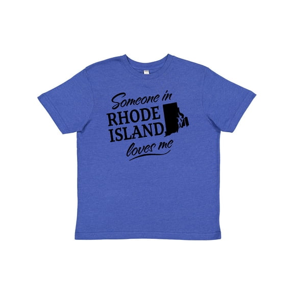 Inktastic Someone in Rhode Island Loves Me Youth T-Shirt