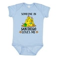 thumbnail image 1 of Inktastic Someone in San Diego Loves Me Boys or Girls Baby Bodysuit, 1 of 5