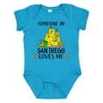 thumbnail image 1 of Inktastic Someone in San Diego Loves Me Boys or Girls Baby Bodysuit, 1 of 5