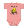 thumbnail image 1 of Inktastic Someone in San Diego Loves Me Boys or Girls Baby Bodysuit, 1 of 5