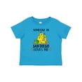 thumbnail image 1 of Inktastic Someone in San Diego Loves Me Boys or Girls Baby T-Shirt, 1 of 5