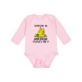 thumbnail image 1 of Inktastic Someone in San Diego Loves Me Boys or Girls Long Sleeve Baby Bodysuit, 1 of 5