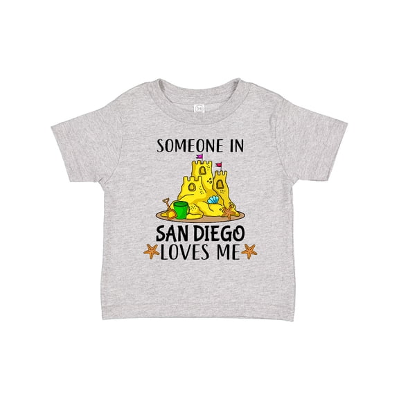 Inktastic Someone in San Diego Loves Me Boys or Girls Toddler T-Shirt