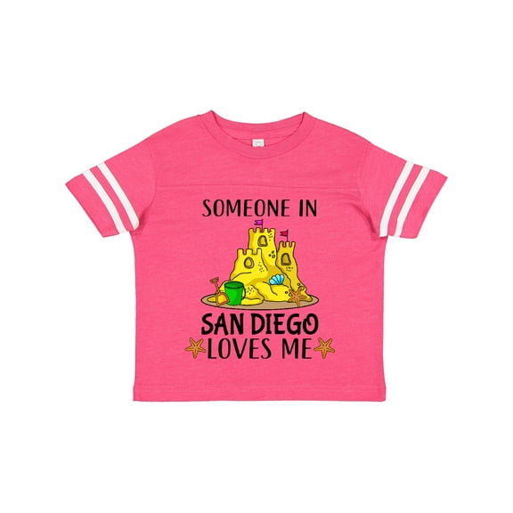 Inktastic Someone in San Diego Loves Me Boys or Girls Toddler T-Shirt