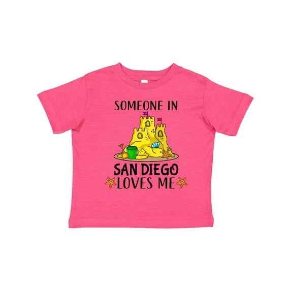 Inktastic Someone in San Diego Loves Me Boys or Girls Toddler T-Shirt
