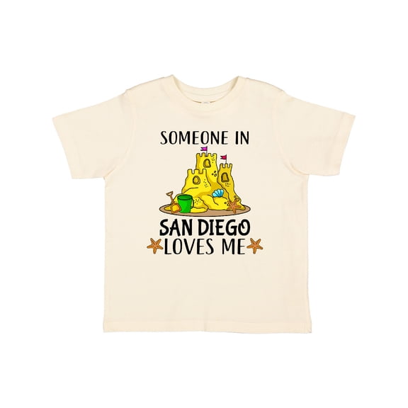 Inktastic Someone in San Diego Loves Me Boys or Girls Toddler T-Shirt