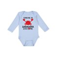 thumbnail image 1 of Inktastic Someone in Sarasota Loves Me Boys or Girls Long Sleeve Baby Bodysuit, 1 of 5