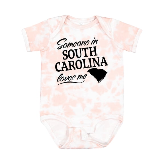 Inktastic Someone in South Carolina Loves Me Boys or Girls Baby Bodysuit