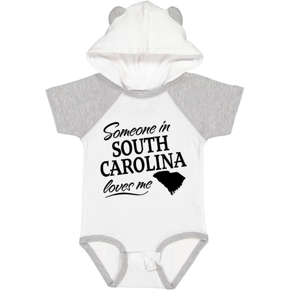 Inktastic Someone in South Carolina Loves Me Boys or Girls Baby Bodysuit