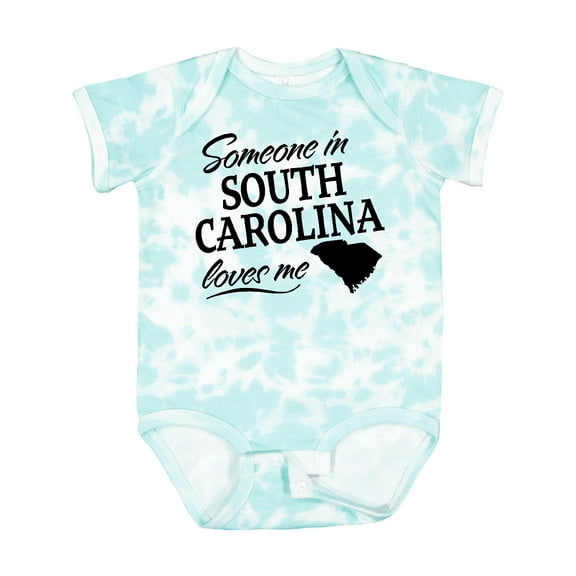 Inktastic Someone in South Carolina Loves Me Boys or Girls Baby Bodysuit