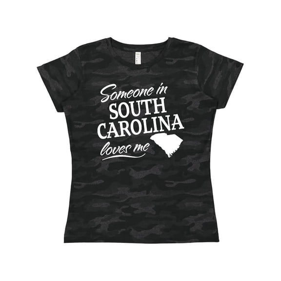 Inktastic Someone in South Carolina Loves Me Women's T-Shirt