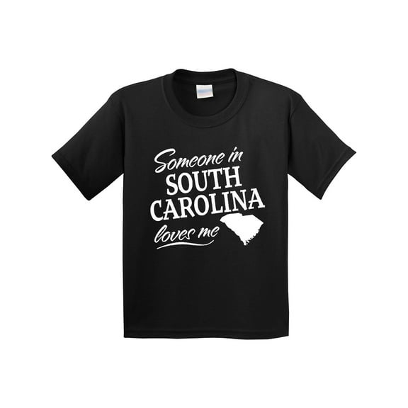 Inktastic Someone in South Carolina Loves Me Youth T-Shirt