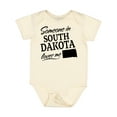 thumbnail image 1 of Inktastic Someone in South Dakota Loves Me Boys or Girls Baby Bodysuit, 1 of 5
