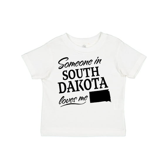 Inktastic Someone in South Dakota Loves Me Boys or Girls Toddler T-Shirt