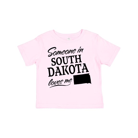 Inktastic Someone in South Dakota Loves Me Boys or Girls Toddler T-Shirt