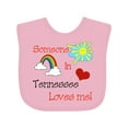 thumbnail image 1 of Inktastic Someone in Tennessee Loves Me Boys or Girls Baby Bib, 1 of 4