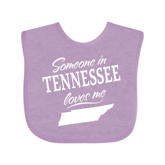 Inktastic Someone in Tennessee Loves Me Boys or Girls Baby Bib