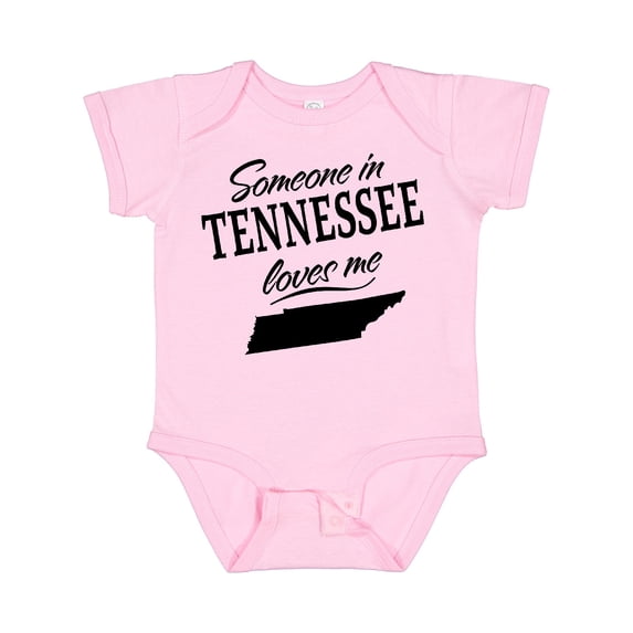 Inktastic Someone in Tennessee Loves Me Boys or Girls Baby Bodysuit