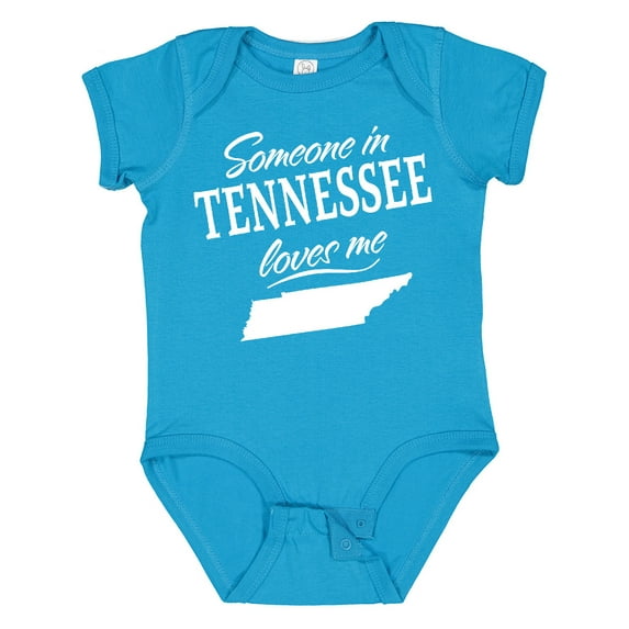 Inktastic Someone in Tennessee Loves Me Boys or Girls Baby Bodysuit